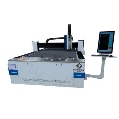 Factory Supply 1000W CNC Fiber Laser Cutting Machine for 2mm Aluminium Sheet Cutting