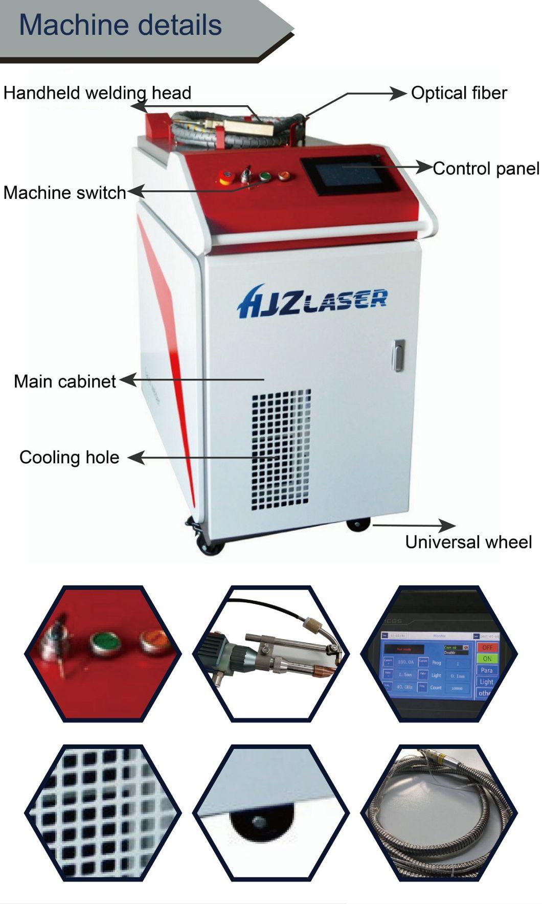 Automatic Wire Feeder Laser Welding Machine 1500W Welding Carbon Steel Stainless Hand Held