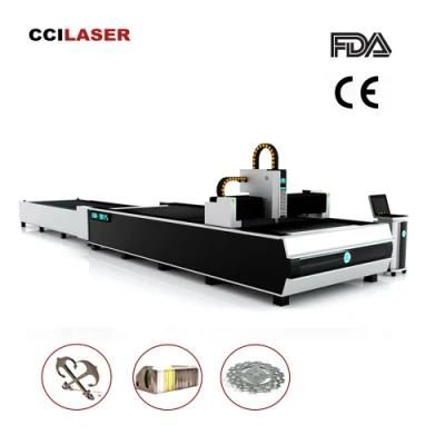 1500W CNC Tube and Plate Fiber Laser Cutting Machine for 8mm Stainless Steel Plate