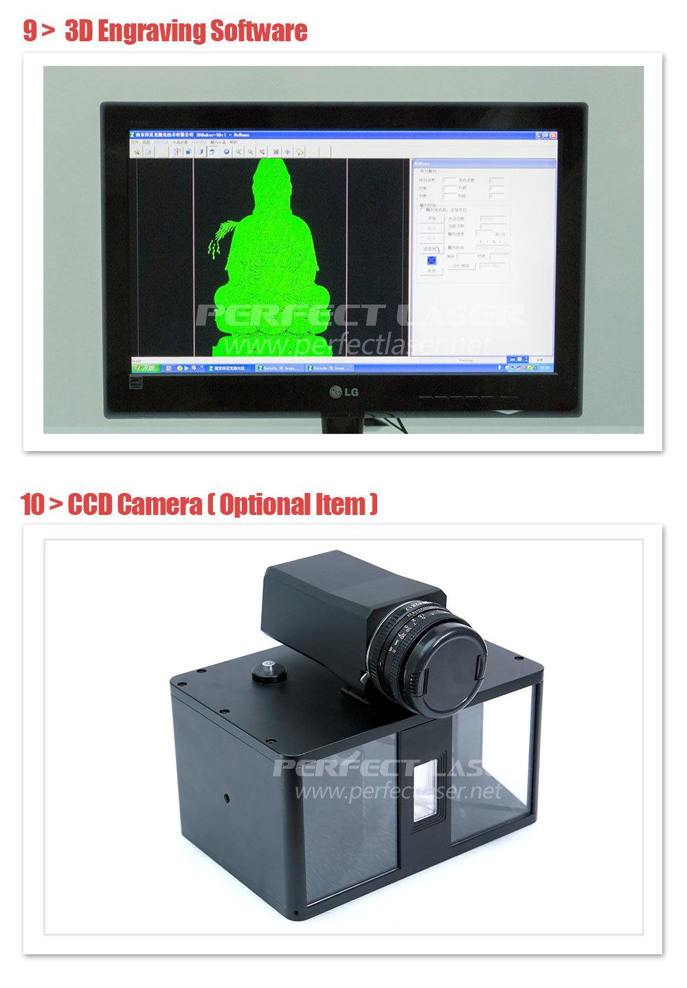 Best Quality 3D Laser Acrylic Glass Crystal Laser Engraving Machine
