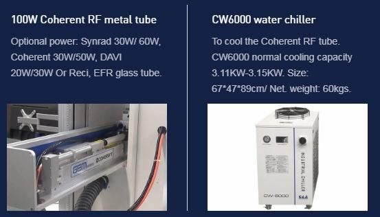 High Speed 100W Coherent 3D RF CO2 Laser Marking Machine