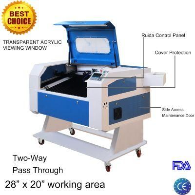 20&quot; X 28&quot; CO2 Laser Engraving Machine with Ruida Controller and Cw-3000 Water Chiller