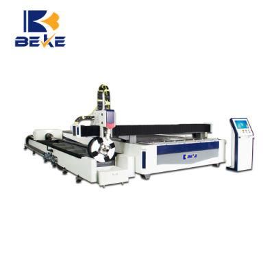 Nanjing Beke New Style 4015 3000W Plate Tube Carbon Platefiber Laser Cutting Machine Made in China