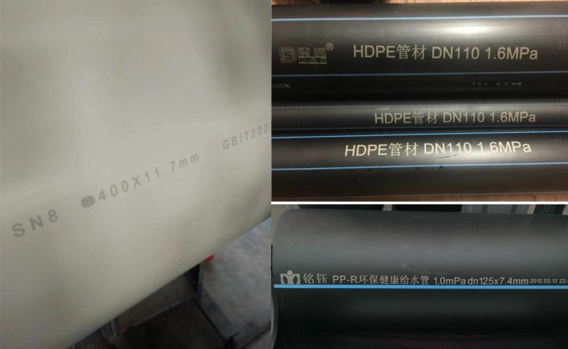 Fiber Laser Type Logo Words Time Date HDPE Tube Printer