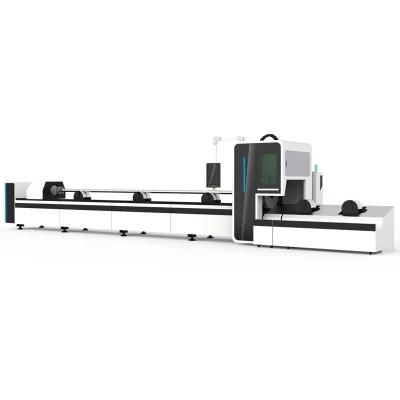 CNC Tube Fiber Metal Laser Cutting Machine for Metal Steel Pipe 3000W Cut Tube 1000W 2000W