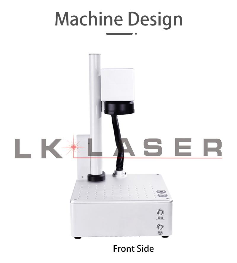 Mini Fiber Laser Marking Machine Mini Desktop Laser Engraving Portable Laser Etcher Laser Cutter Printer