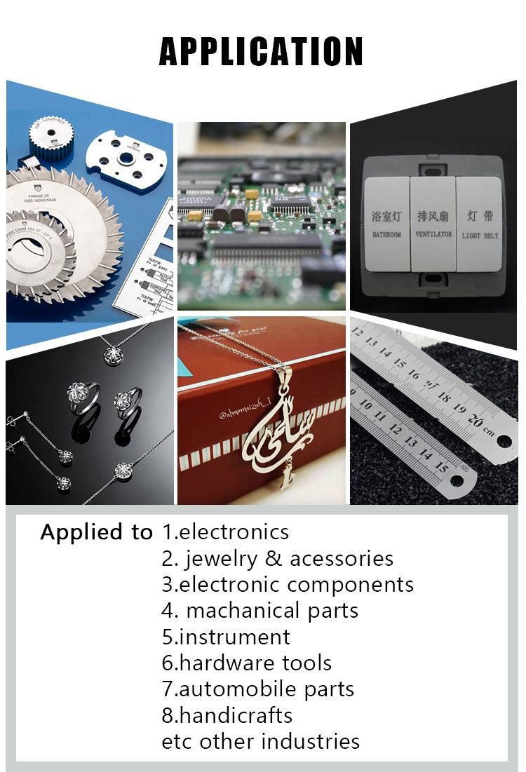 300*300mm Size 30W Laser Marker Engraving Stainless Steel Plastic Glass CNC Engraving Machines