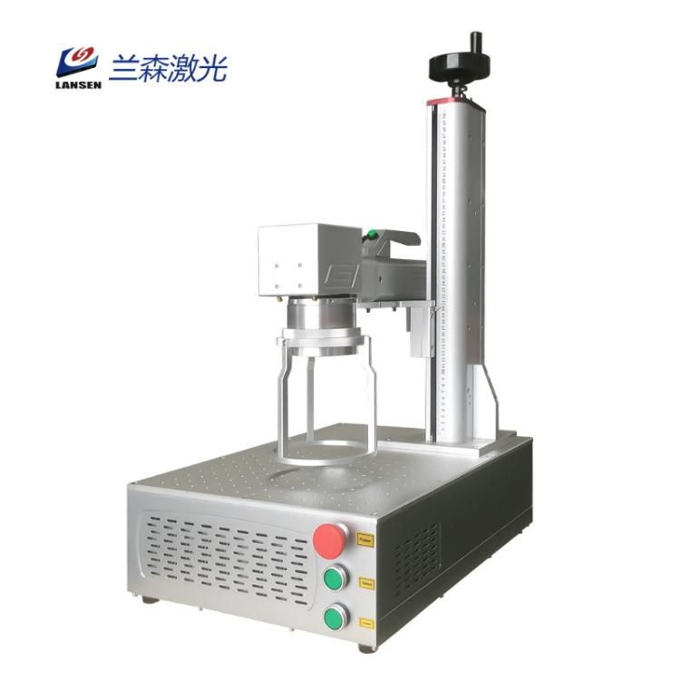 Bar Code Qr Handheld Fiber Laser Marking Machine on Tyre Metal Gold Silver Steel Aluminum for Logo Text and Drawing