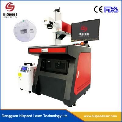 Fly Laser Marking for Medical Face Marking Water Cooling Glass Food Packing PCB 3W UV Laser Marking Machine