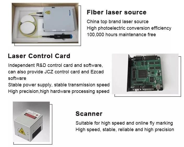 CO2 Portable Laser Marking Machine for Bottle Leather PU Wood