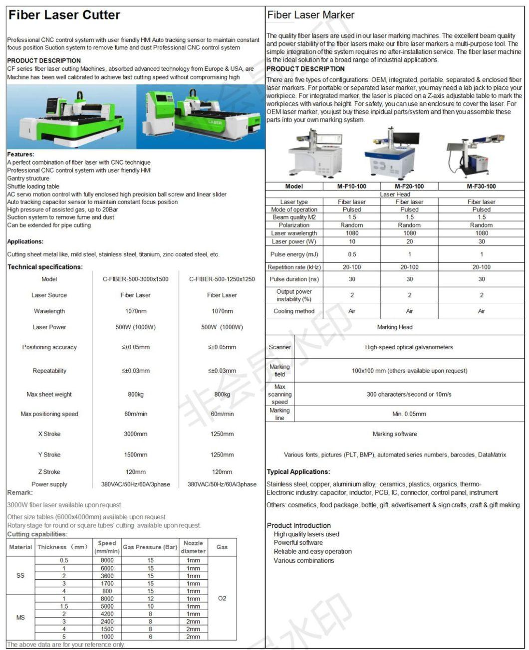 Monthly Deals CNC Metal Nonmetal Laser Cutting Mark Machine