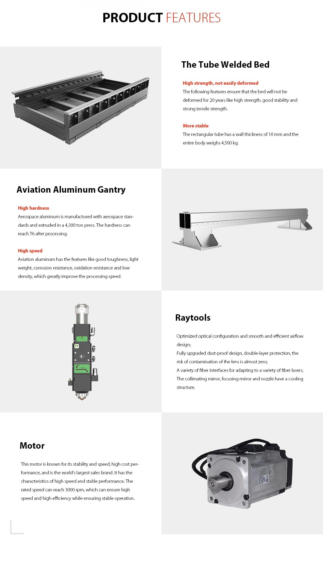Jinan Cheap Price 2000W 4000W Aluminum Laser Cutting Machine for Metal