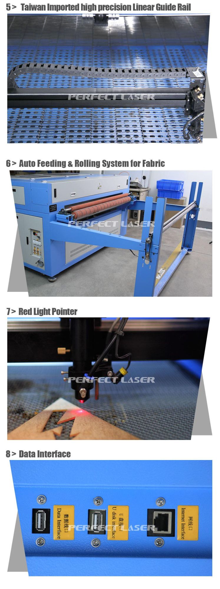 CO2 Laser Cutting Engraving Machine for Acrylic Plastic PVC
