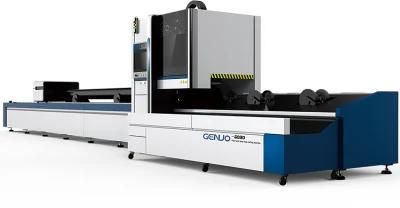 Hydraulic CNC 4000W Fiber Laser Cutting Machine
