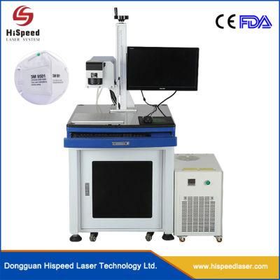 Ce Approved 4 Ply Face Protective UV Laser Marking Machine 2W 3W 5W