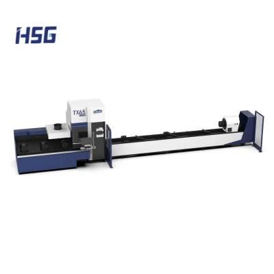 Carbon Steel Tube Ss Tube CNC Fiber Laser Cutting Machine