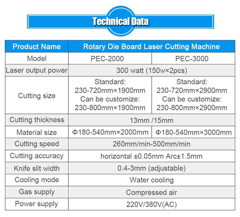 Rotary Round Die Plywood Board Laser Cutting Machine