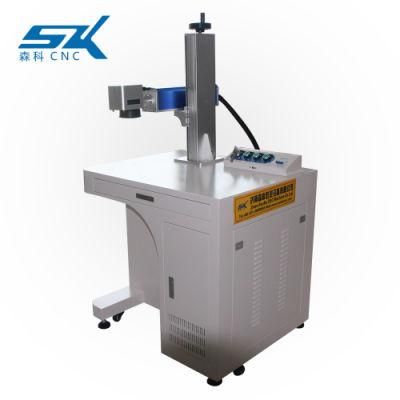 Steel Aluminum Metal Parts Fiber Laser Marking Machine Fast Laser Marking