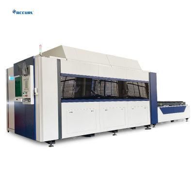 Accurl Best Quality Fiber Laser Cutting Machine with Cypcut Escut 2000 CNC System
