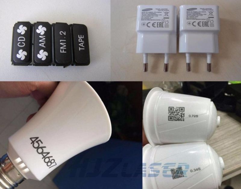 30W 50W Fiber Marker Raycus 20W Laser Marking Machine Keyboard Online Flying Marker