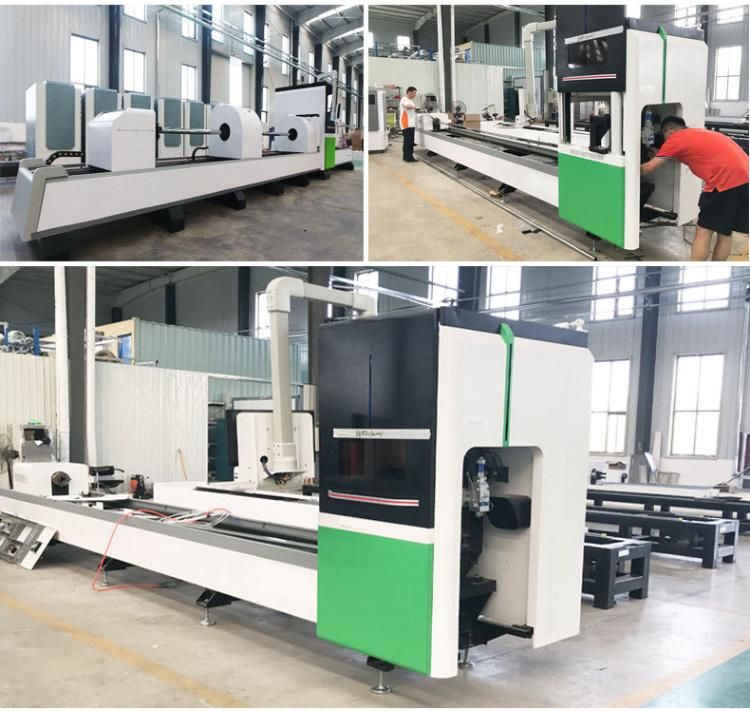 1000W 1kw 2000W 2kw 3000W Metal Steel Steel Tube Pipe Fiber Laser Cutter