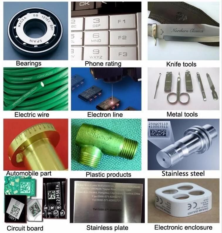 Small Size 30W 50W Laser Marking Machine with Free Maintenance