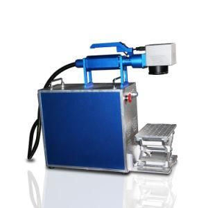 Hand-Held Portable Fiber Laser Marking Machine Metal Nameplate Plotter 30W Stainless Steel Plotter
