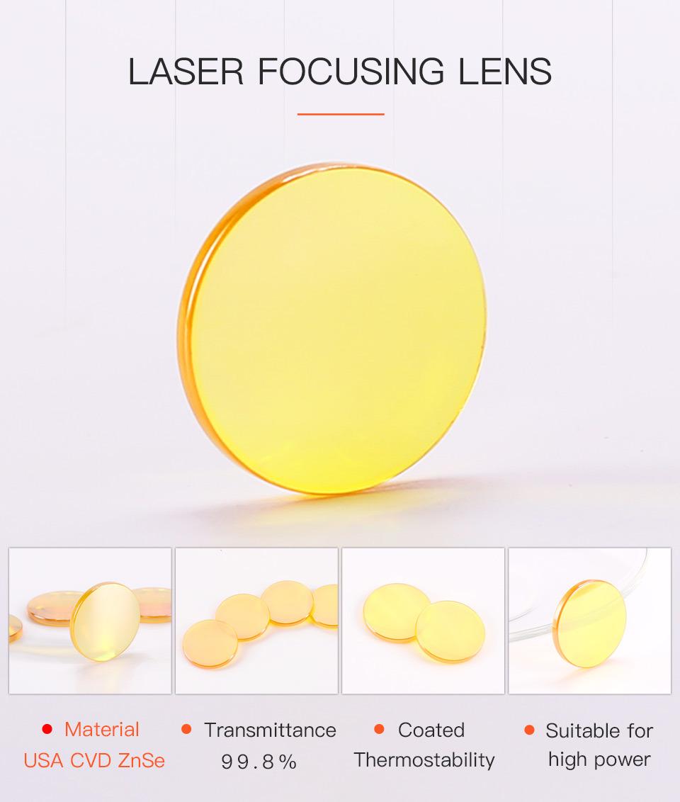 Startnow USA Znse CVD CO2 Laser Focus Lenses 20mm 19 18 12 Focusing Lens