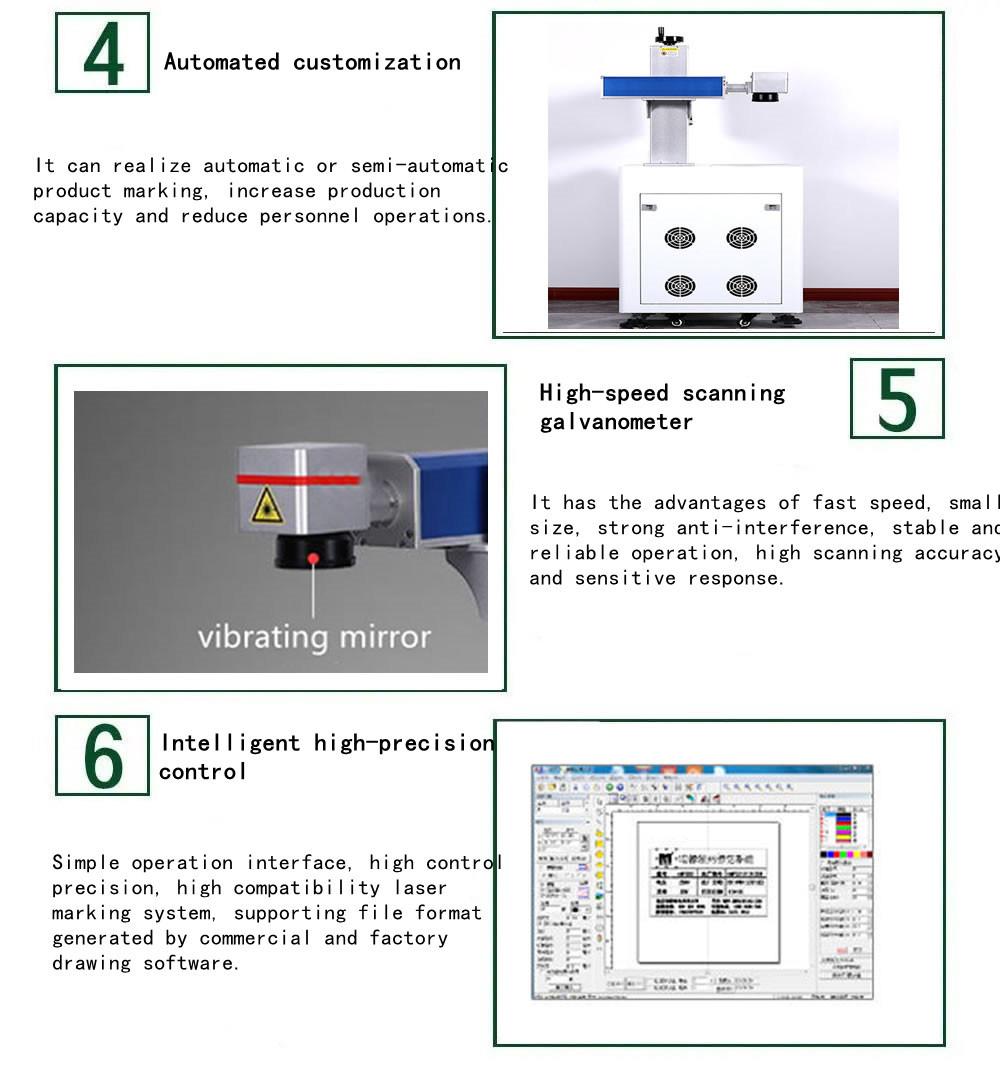 Fy-3000b Feiyue Laser Fiber Laser Marking Machine Stainless Steel Nameplate Metal Cutting Plotter Plastic Coding Small Laser Engraving Machine