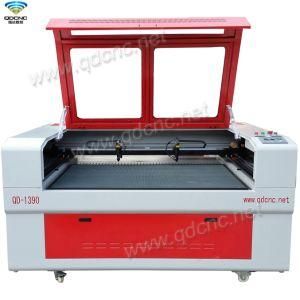 High Quality Laser Cutter with Two Laser Tubes and Two Laser Tubes Working for Wood Qd-1390-2