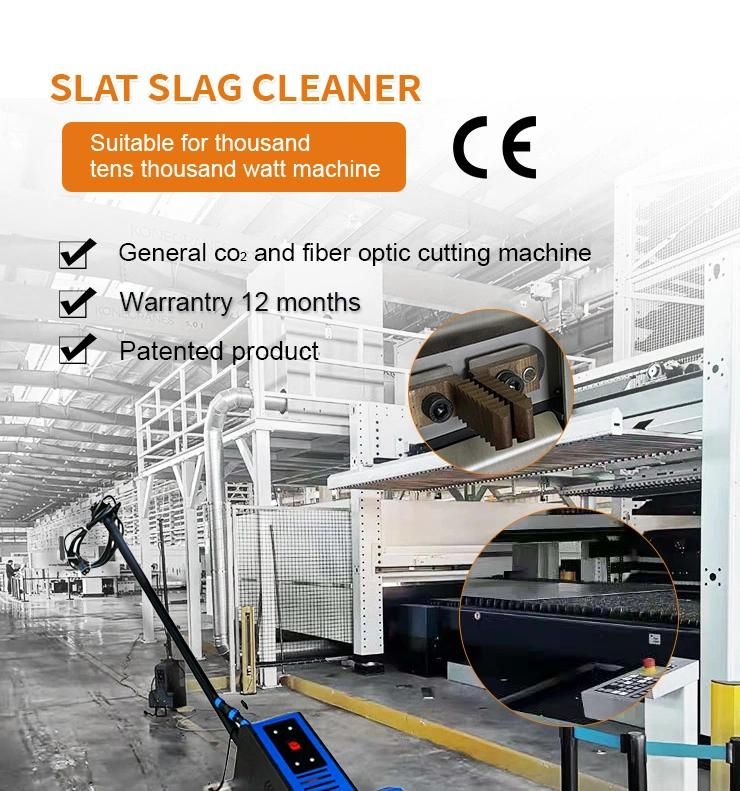 Suits Fibre Laser and CO2 Automatic Slat Slag Cleaner