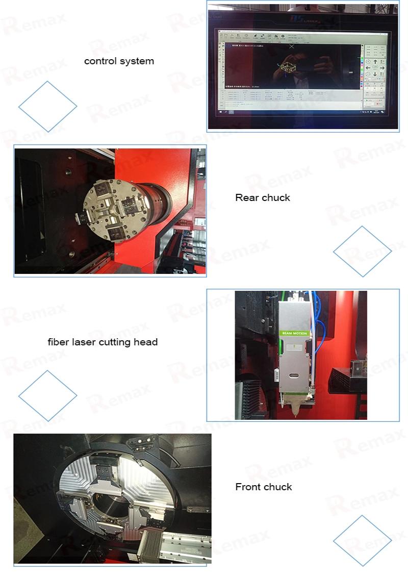 Tube and Pipe 2060 CNC Metal Fiber Laser Cutting Machine Aluminum Copper Ss