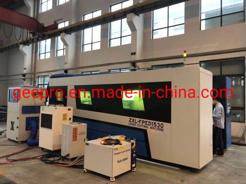 500W/650W/800W CNC Laser Stainless Steel/Copper/Aluminum/Sheet Metal/Pipe Fiber Cutting Machine