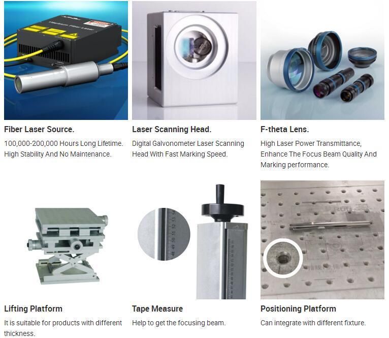 Jewelry Ring Code Logo Metal Nonmetal Portable Fiber Laser Equipment