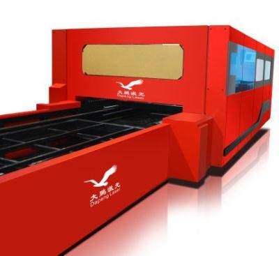 3000W Closed CNC Fiber Laser Cutting Machine Metal Plate