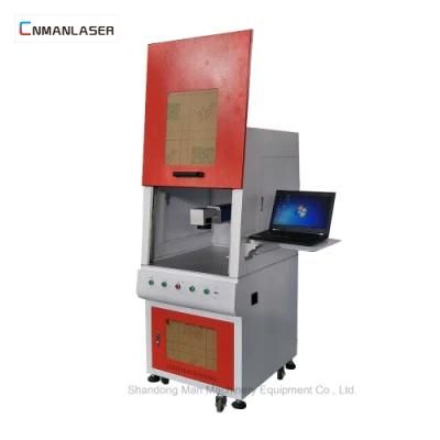 Air Cooling Enclosed Fiber Color Laser Marking Machine 20W