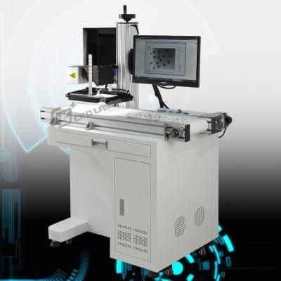 Vision Location Automatically Position Laser Engraving Machine for Button Cover Plastic Box Ean Qr Bar Code