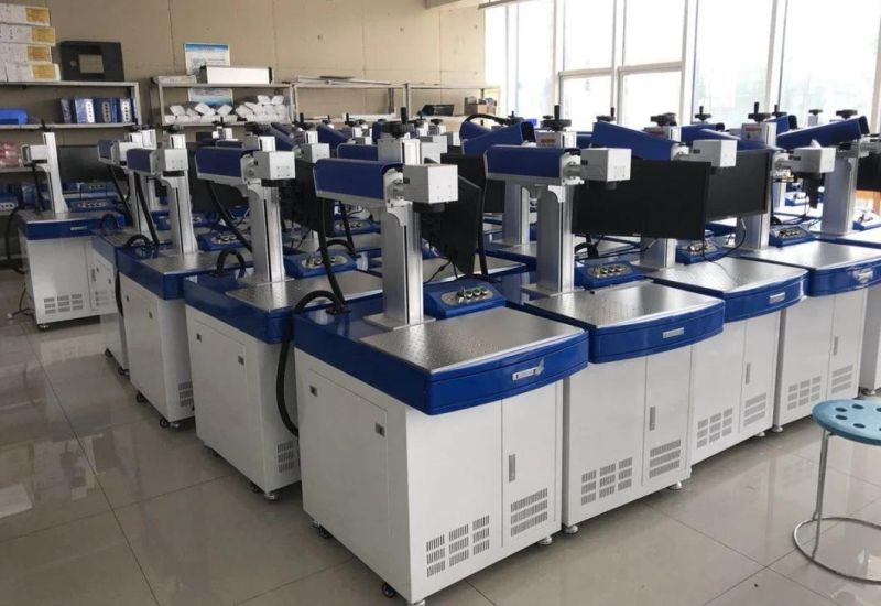 Raycus Ipg 20W 30W 50W Color Mini Portable Fiber Laser Marking Machine for Jewelry Metal Bearingwatche Ring