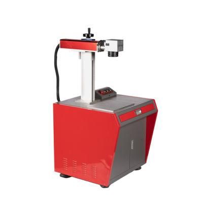 10W Fiber Laser Marking Machine with Rotary for Metal/Stainless