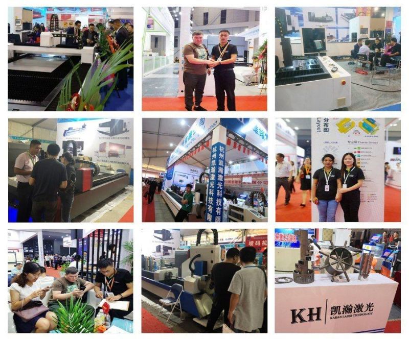 Kht-6020 Fully-Automatic Fiber Laser Tube Cutting Machine China Made