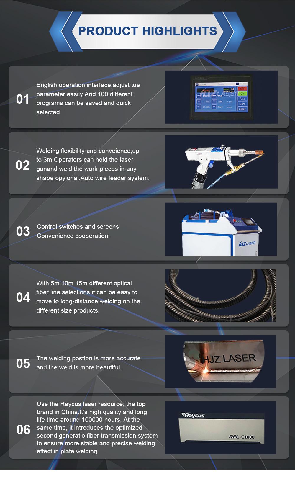 Handheld Laser Welding Machine with Automatic Wire Feeding System