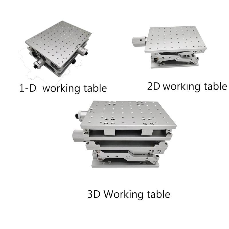 High Precision Mini Laser Marking Machine 3D/ Xyz Working Table