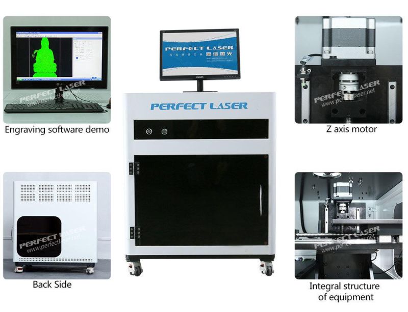 3D Crystal Laser Inner Surface Engraving Machine for Glass Crystal Cube