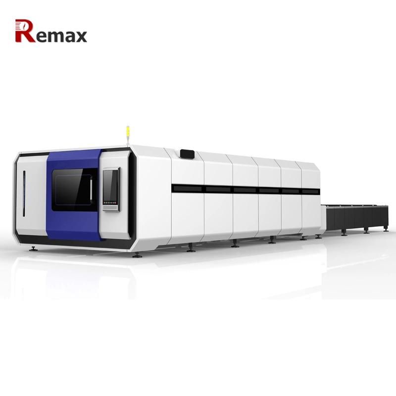 Enclosed Full Cover 3kw 4kw Fiber Laser Metal Cutting Machine Remax 3015