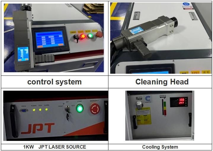 1000W Fiber Laser Cleaner 200W 500W 1000W Metal Clean Laser Machine