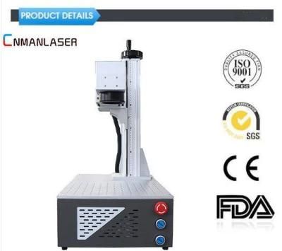 30W Fiber Laser Marking Machinery Sanitary Ware Engraving/ Zipper