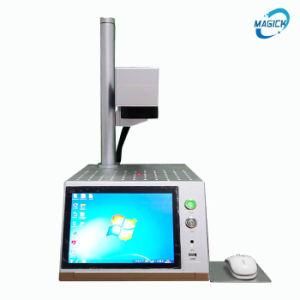 2021 New All in One Fiber Laser Marking Machine with Computer in Agent Price