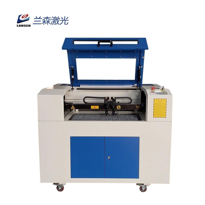 Combined Fiber and CO2 Laser Engraving Machine for Metal and Nonmetal