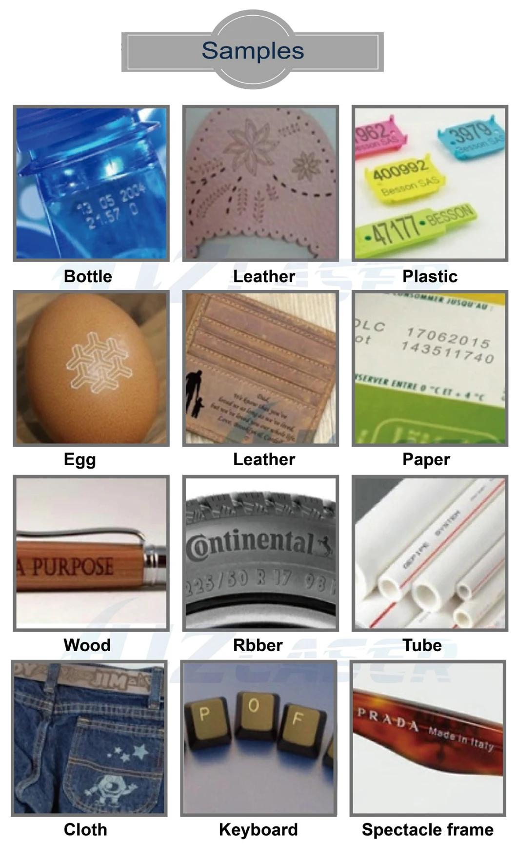 Pet Bottle 30W CO2 Laser Marking Machine Price Portable Laser Engraver Wood Leather Fabric