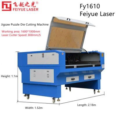 Fy1610 Feiyue Laser Jigsaw Puzzle Making Machine Jigsaw Puzzle Die Cutting Machine Jigsaw Laser Cutter Bamboo Puzzle Wooden CNC Cutting Machine